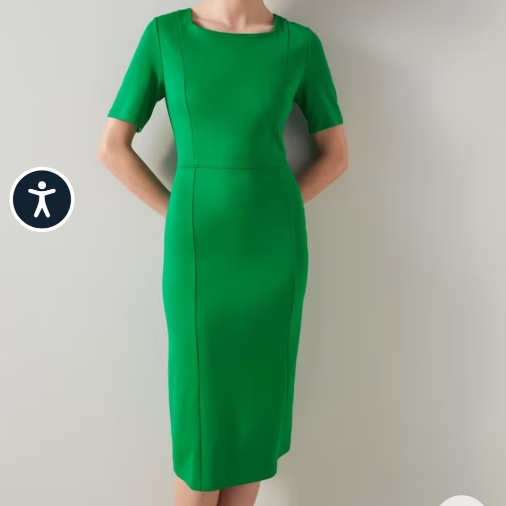 Sienna Green Blend Shift Dress
